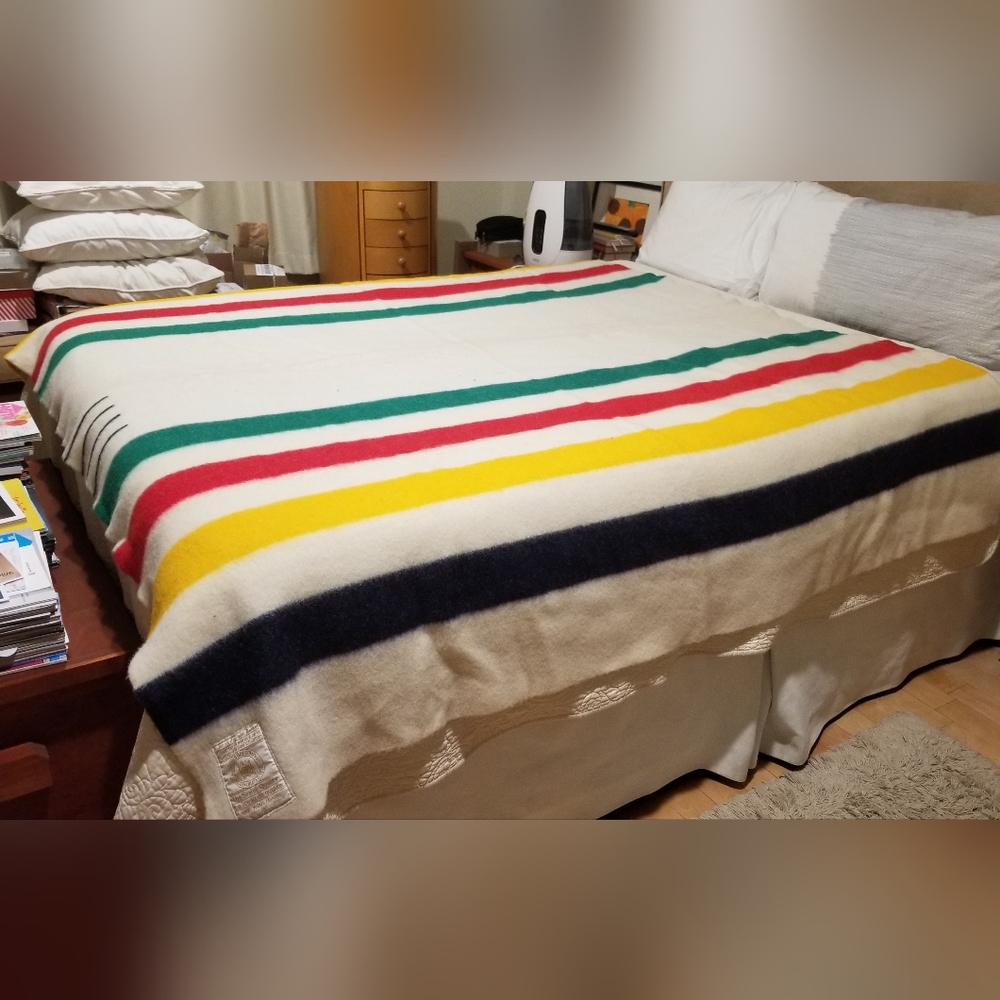 Classic Striped Wool Blanket